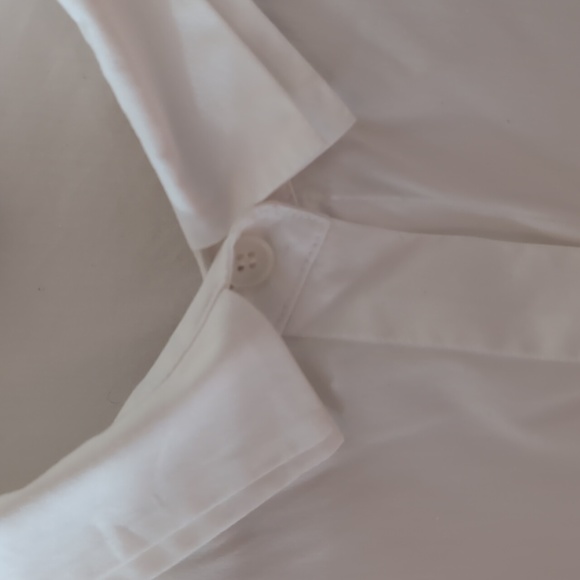 NWOT Plus Size White Blouse by Lafayette 148 - Picture 3 of 7